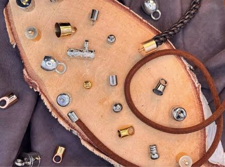 End Caps For Round Leather