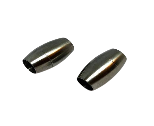Stainless Steel Magnetic Clasp,Matt Steel,MGST-03 7mm
