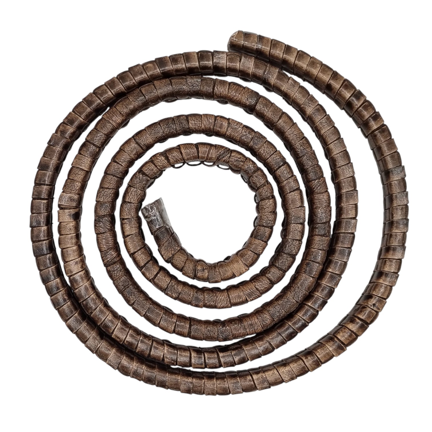 Oval Braided Carpet Style - 11.2x6.3mm - Brown