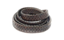 Oval Braided Leather Cords