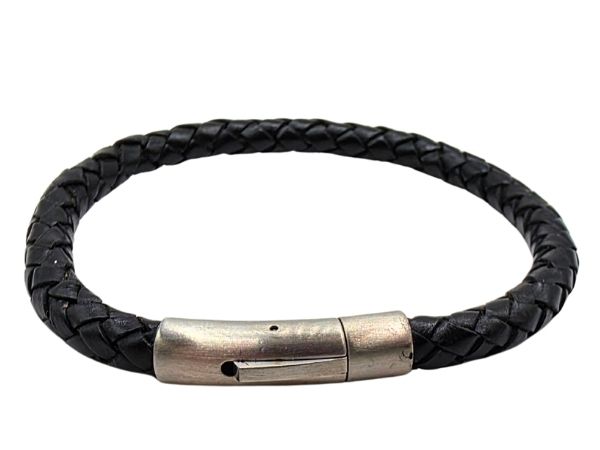 Round Braided Leather Bracelet - Style 472
