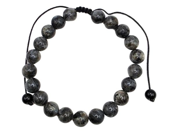 Labradorite Gemstone Bracelet: Style-602 (8mm)