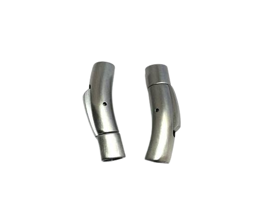 Stainless Steel Magnetic Clasp,Matt,MGST-06 4mm