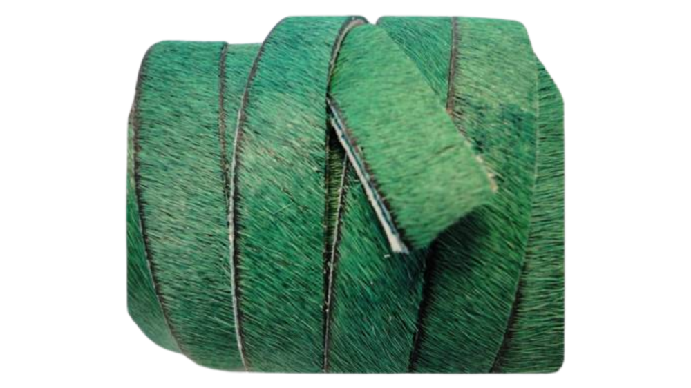 Hair-On-Flat Leather-Hunter Green-5MM
