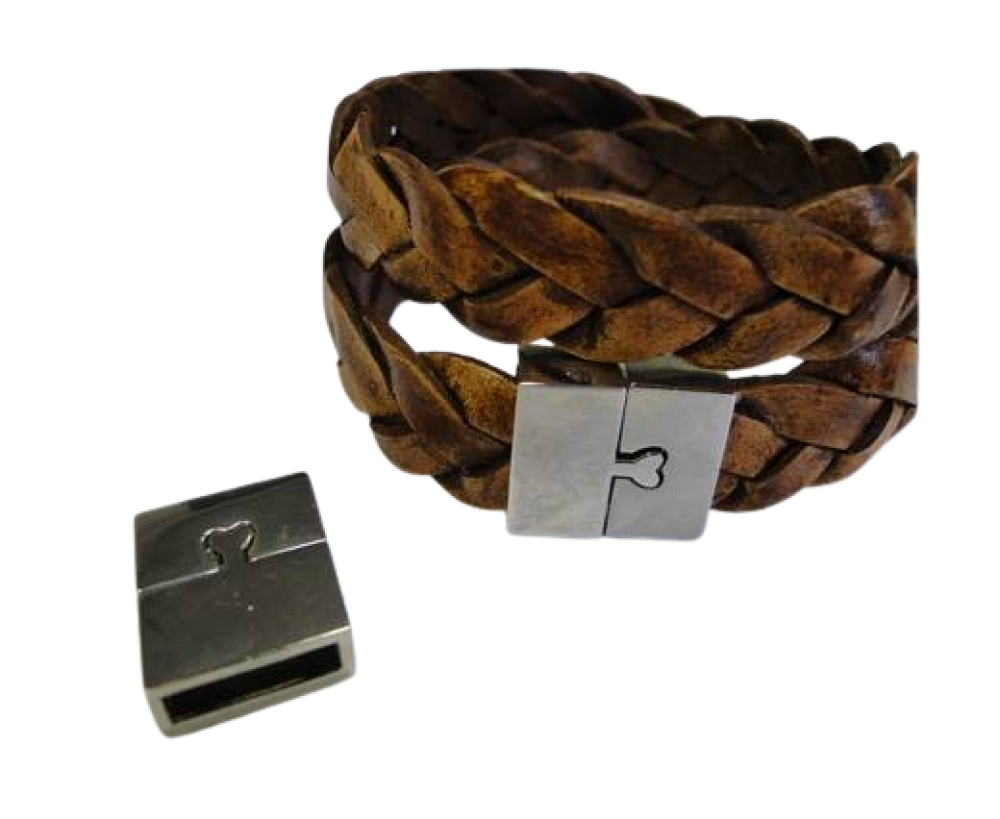 Zamak magnetic claps: MGL-170 13,5*3mm (steel)