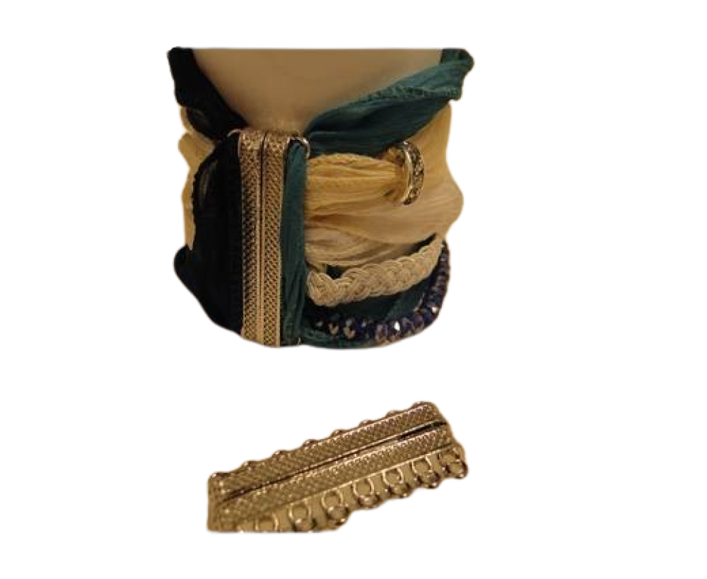 Zamac magnetic clasp MGL-146-40mm-Gold