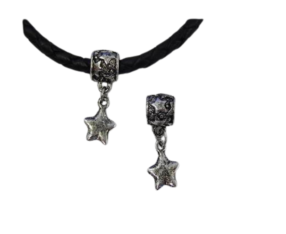 Zamak part for leather CA-4848 Anti-Silver - Pendal Star