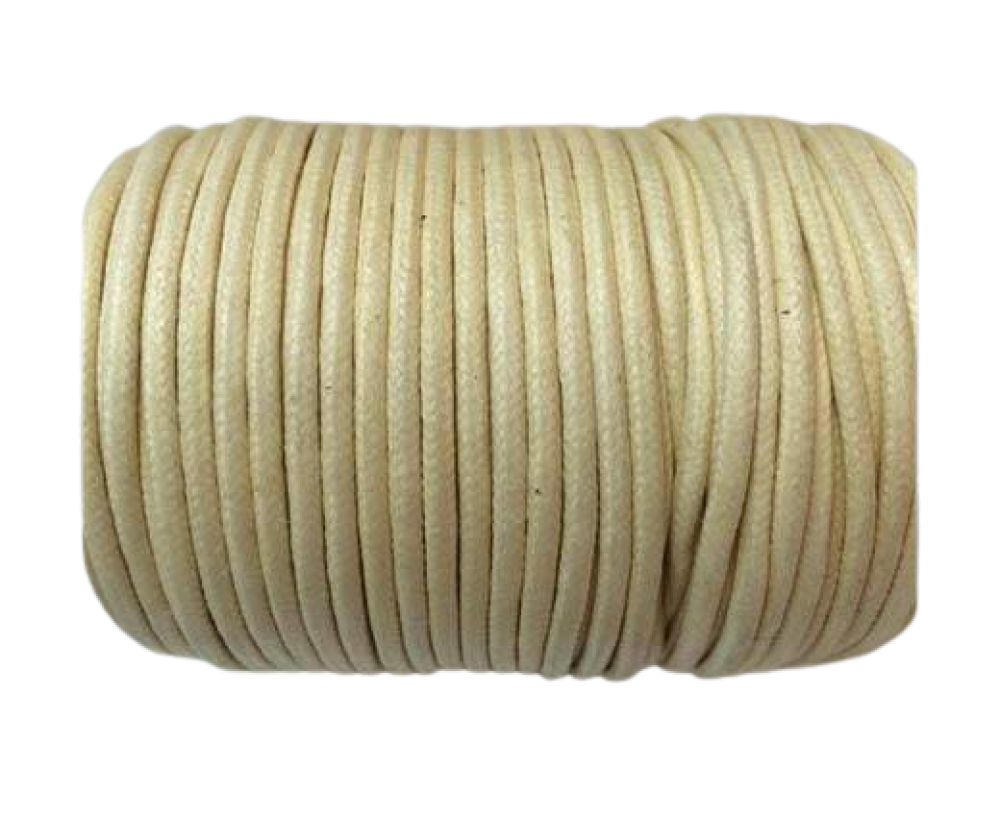 Wax Cotton Cords - 1,5mm - Popcorn