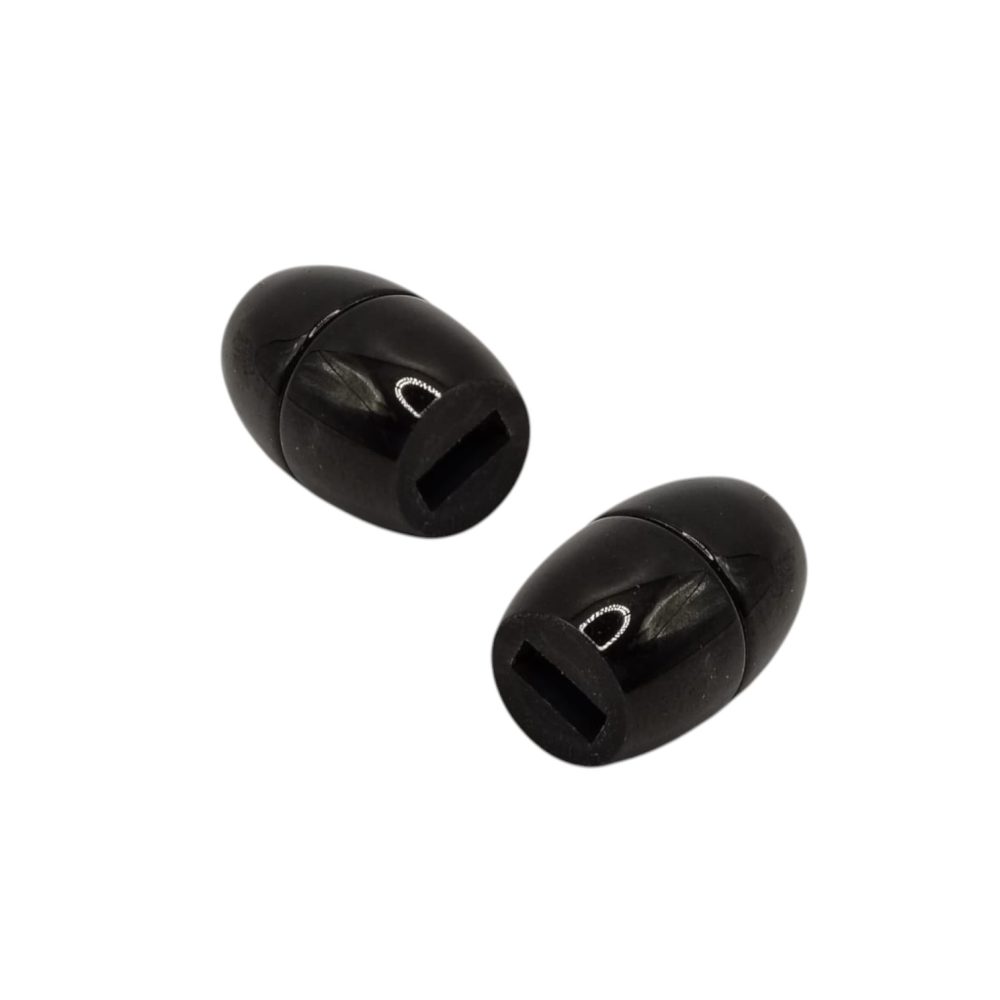 Stainless Steel Magnetic Clasp: MGST-44 5.2*2.3mm (Black)