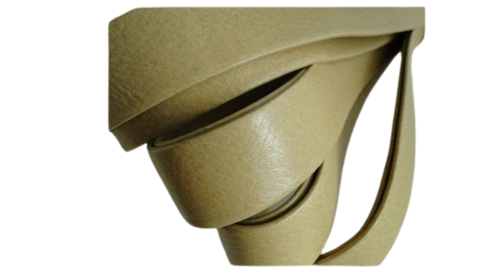 Nappa Leather Flat-Cream-20mm