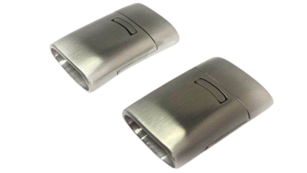 Stainless Steel Magnetic Clasp: MGST-58 16,5*7,8mm (steel matt)