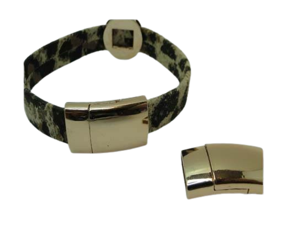 Zamak magnetic clasp: MGL-324 10*3mm (gold)