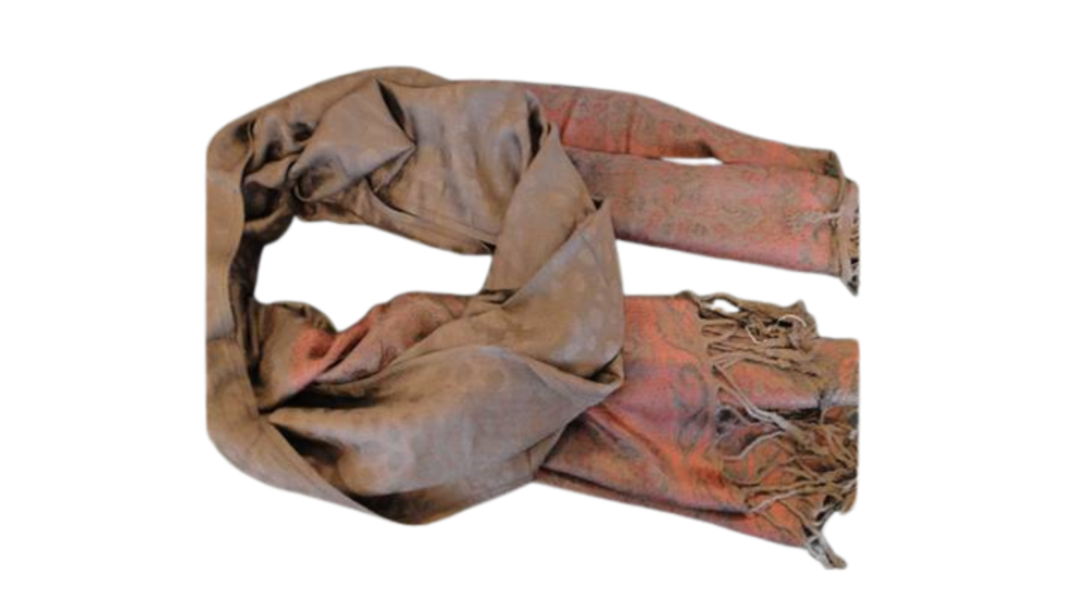 Pashmina Shawl-Style1-Brown