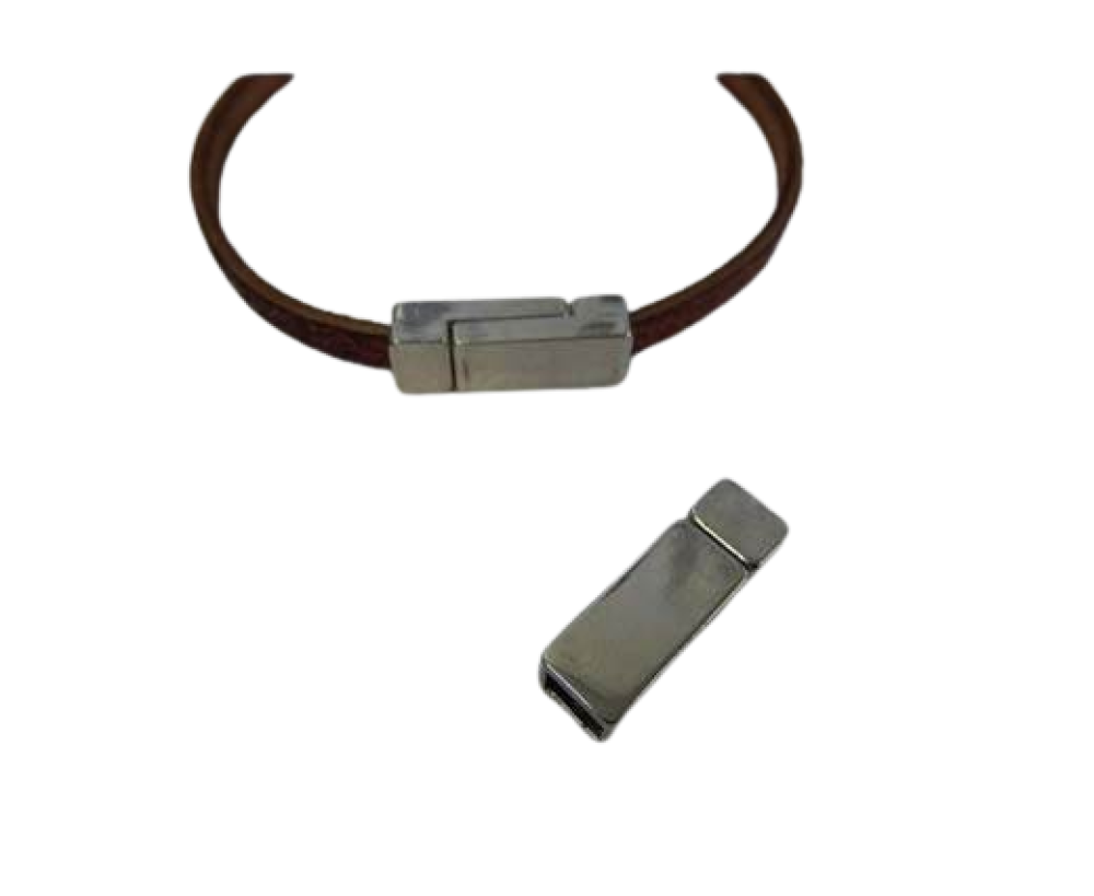 Zamak magnetic clasp: ZAML-62 6*3mm (Steel)