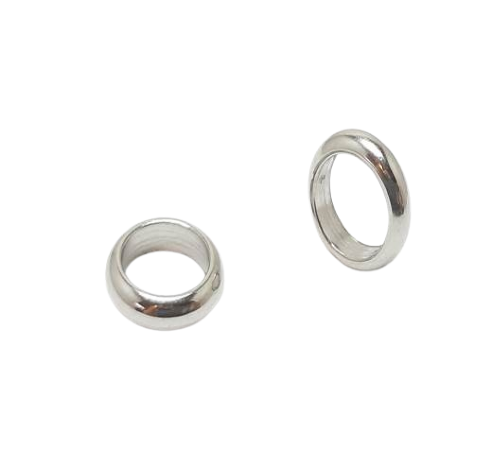 Stainless steel part for leather SSP-784-shiny steel