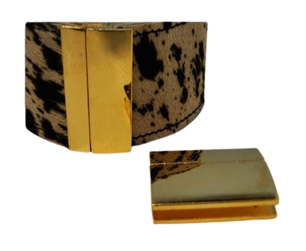 Zamac magnetic clasp: ZAML-70 40*3mm (Gold)