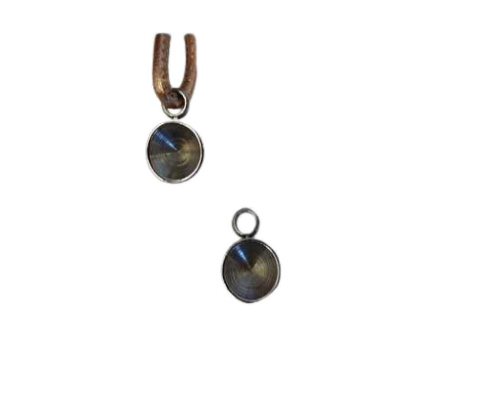 Stainless steel charms SSP-414-12mm-Steel