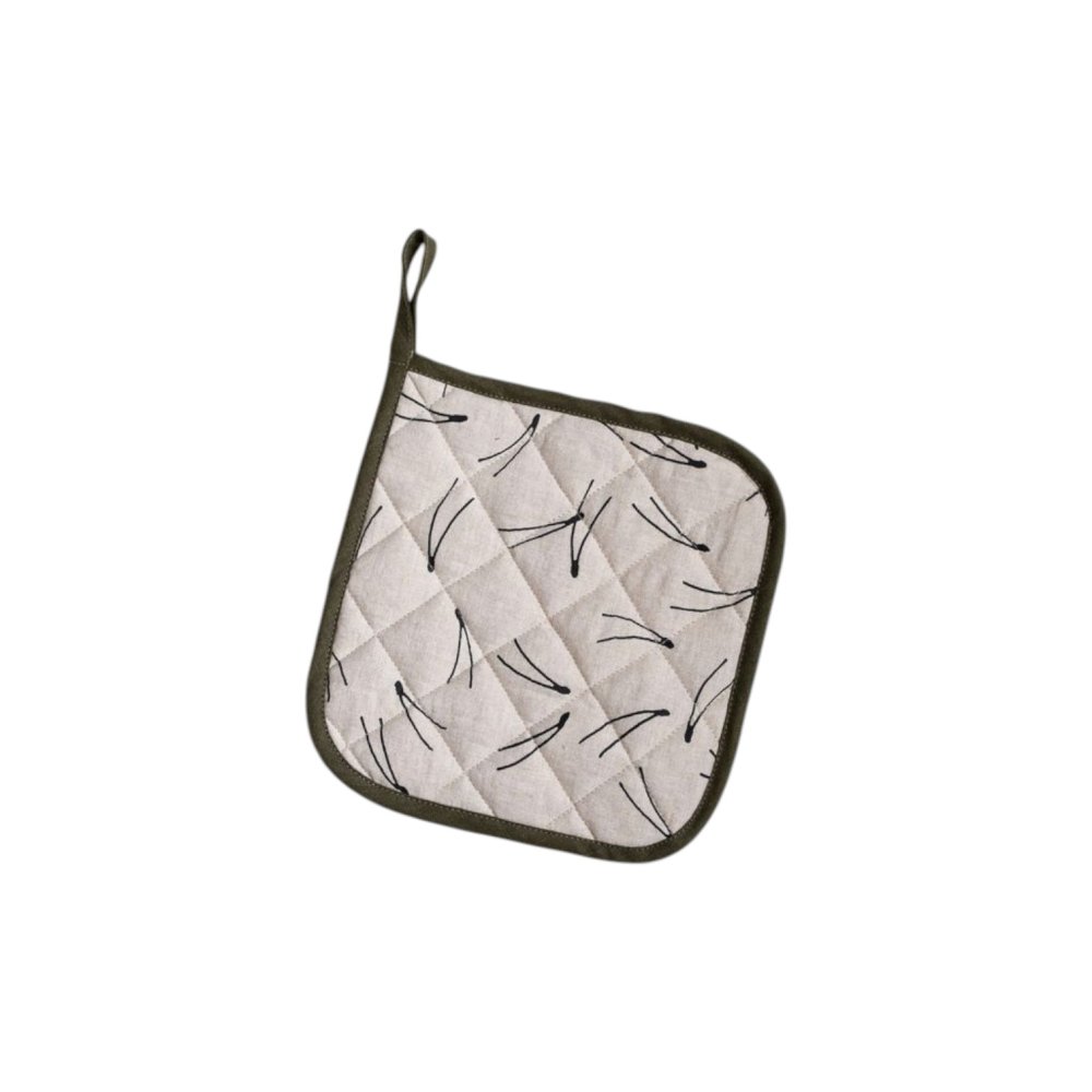 Grey and Black Pattern Oven Holder