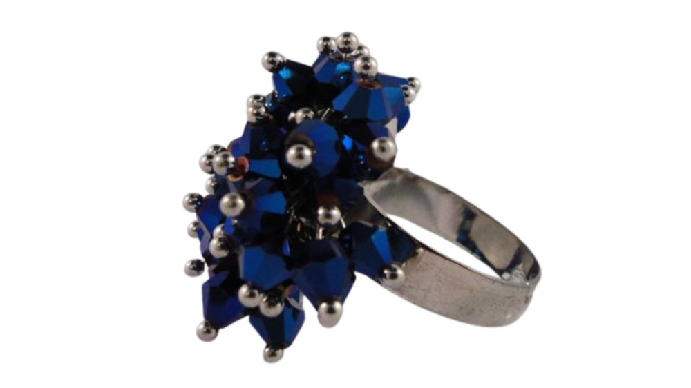 GBJ-Ring-Metallic Blue