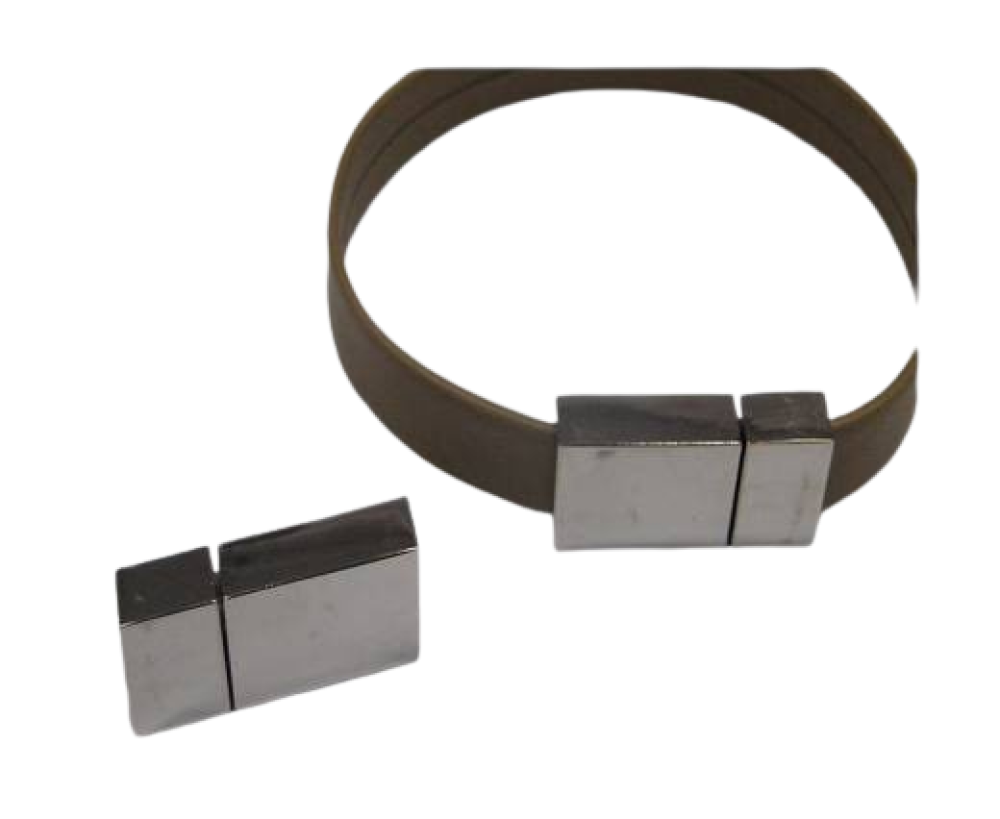Zamak magnetic clasp: MGL-244 10*2.5mm (Steel)