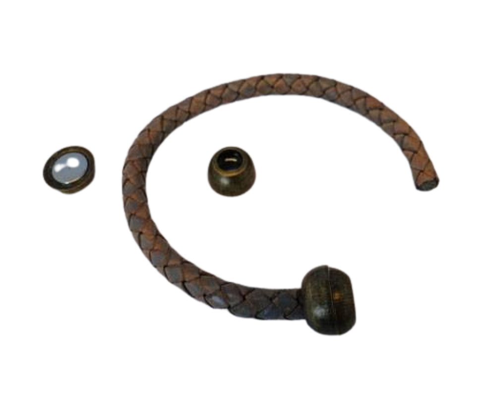 Zamak magnetic claps: MGL-5 5MM (Antique Gold)