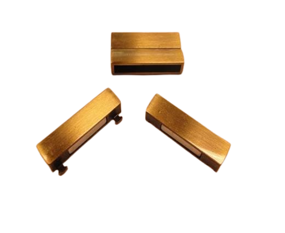 Zamak magnetic claps MGL-109-35*4mm-Antique gold