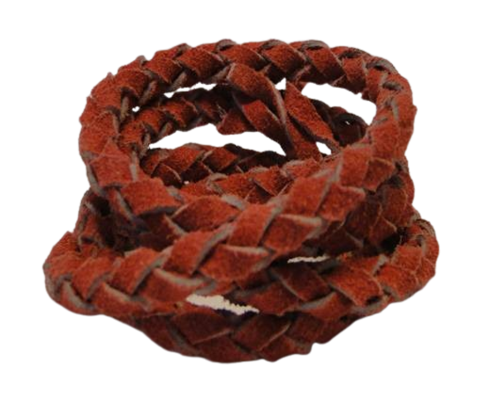 Helsinki Suede Leather Cords - 5mm - Red