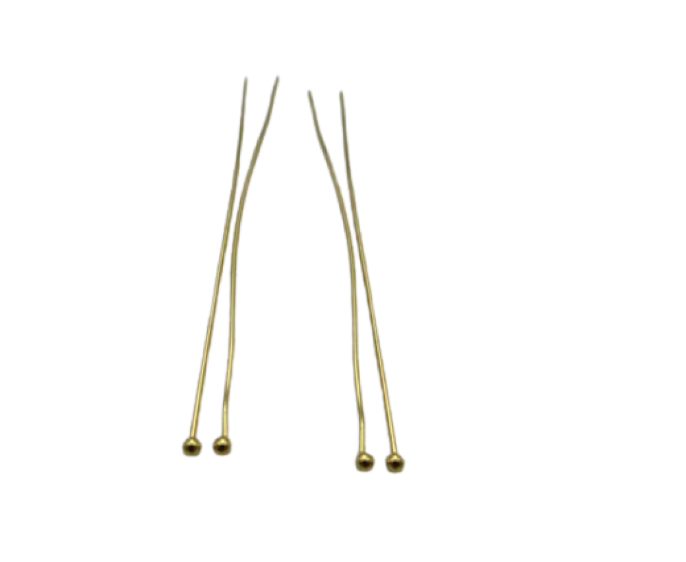 Head Pins FI7023-Gold-40mmx2mm
