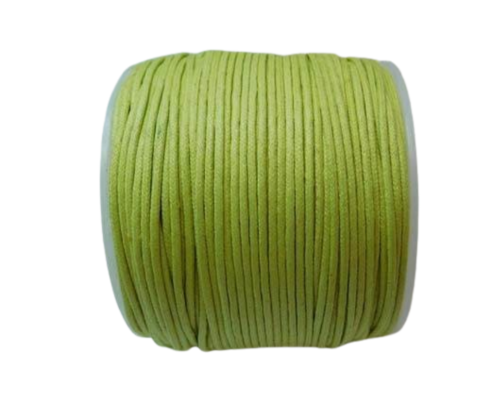 Wax Cotton Cords - 1,5mm - Apple Green
