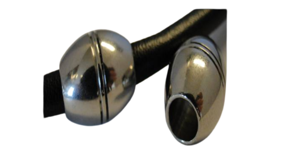 Stainless steel part for leather: SSP-180 6.3mm (Steel)