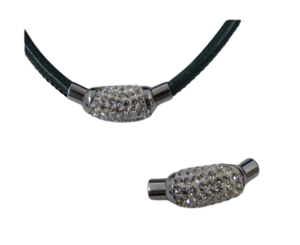 Stainless steel Magnetic Clasp-Steel-SSP584-4mm