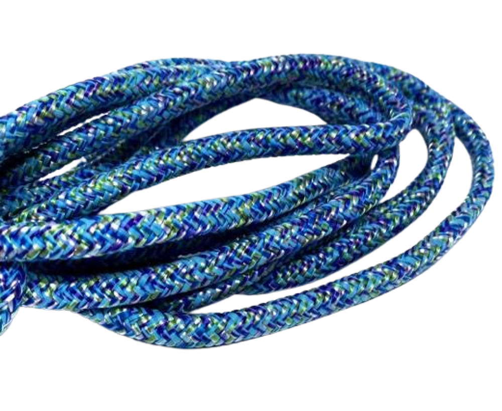 Paracord 6mm - LIGHT BLUE GREEN PURPLE
