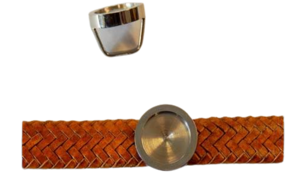 Stainless steel part for leather: SSP-420 12.5*8mm (Steel)