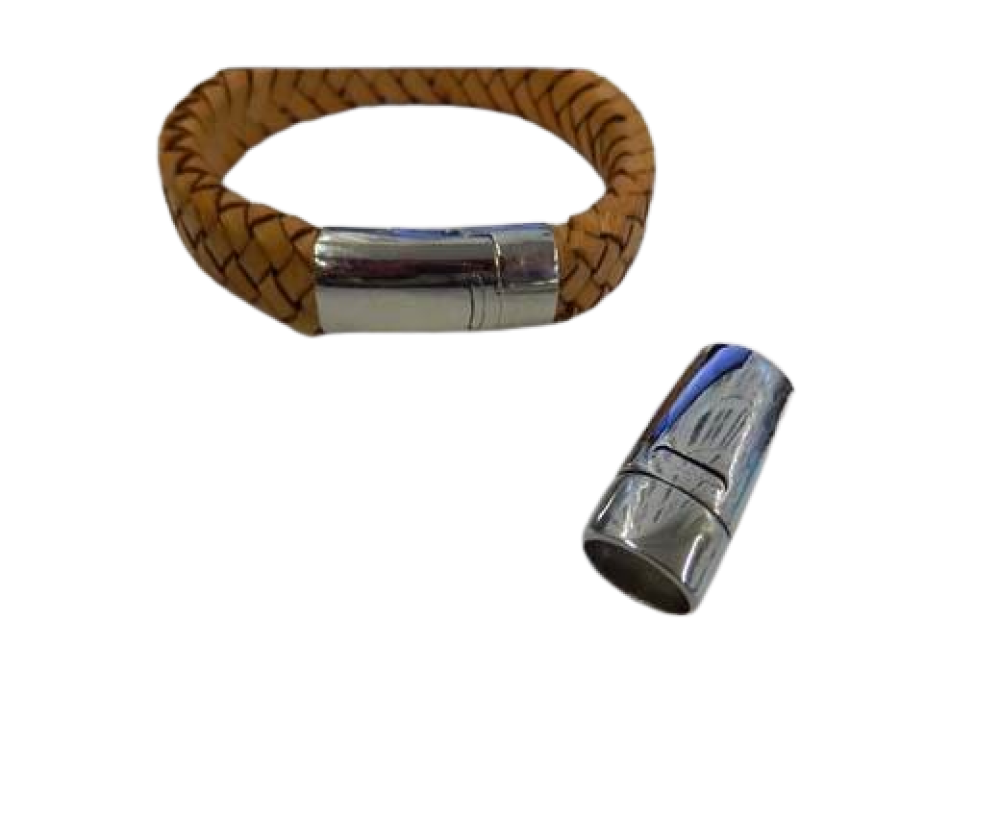 Zamak magnetic clasp ZAML-78-10x6.5MM-Steel