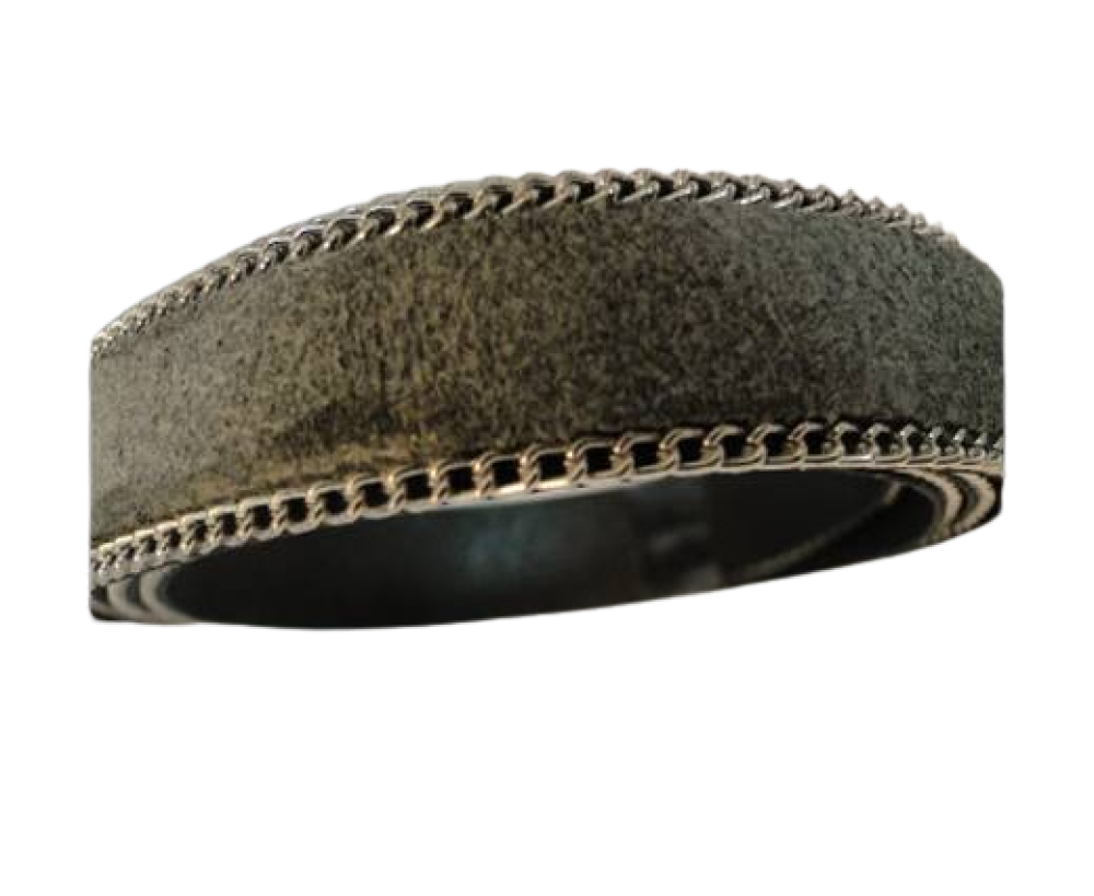 Real Suede Cords-14mm-Grey