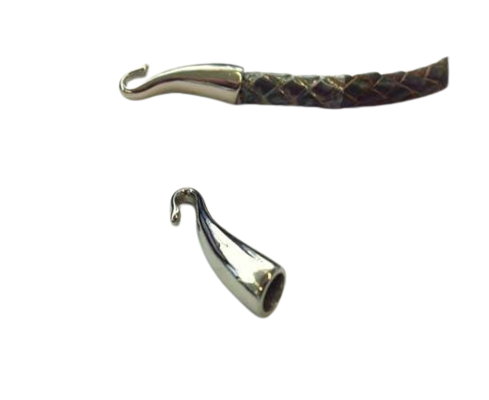 Stainless steel hook clasp - SSP708-5mm-Steel