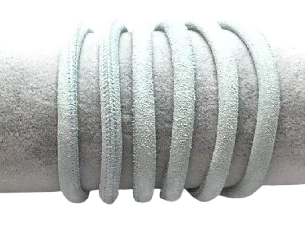 Real Nappa Suede Round-6mm-Baby blue