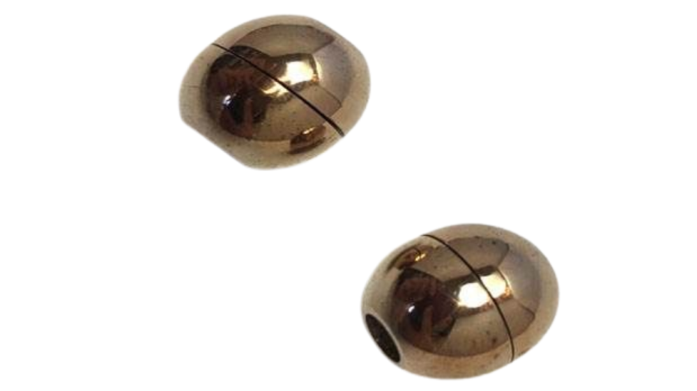 Stainless Steel Magnetic Clasp,Rose Gold,MGST-26 4mm