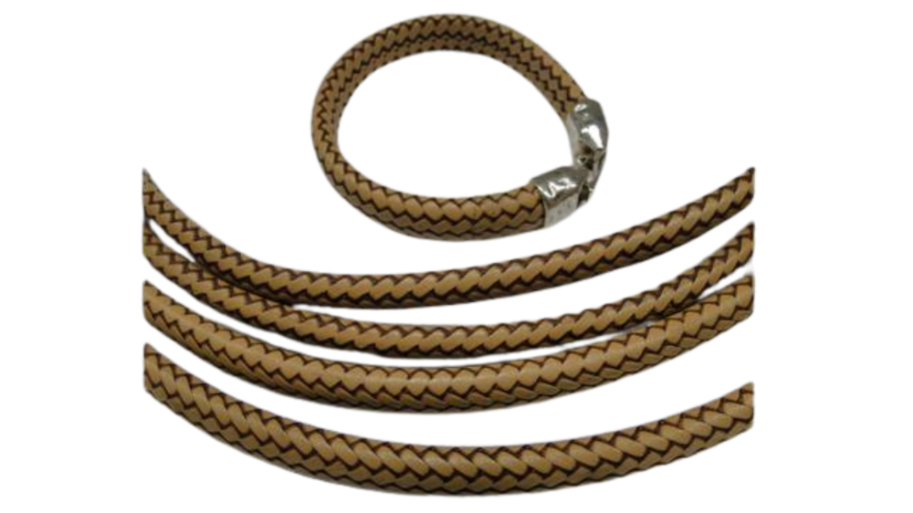 Regaliz Leather Snake Style-10*6mm-Brown