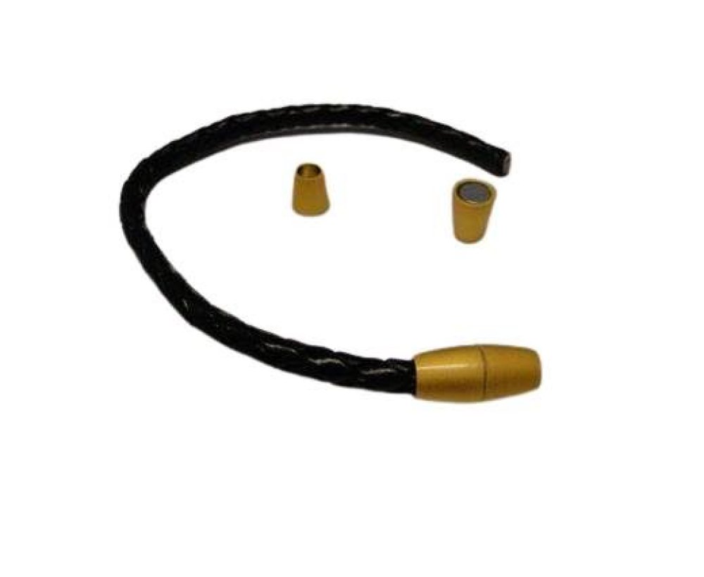 Zamak magnetic clasp: MGL 8 6MM (Powdered Gold)