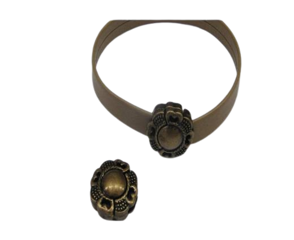Zamak magnetic clasp: MGL-237 10*2,5mm (Antique Gold)