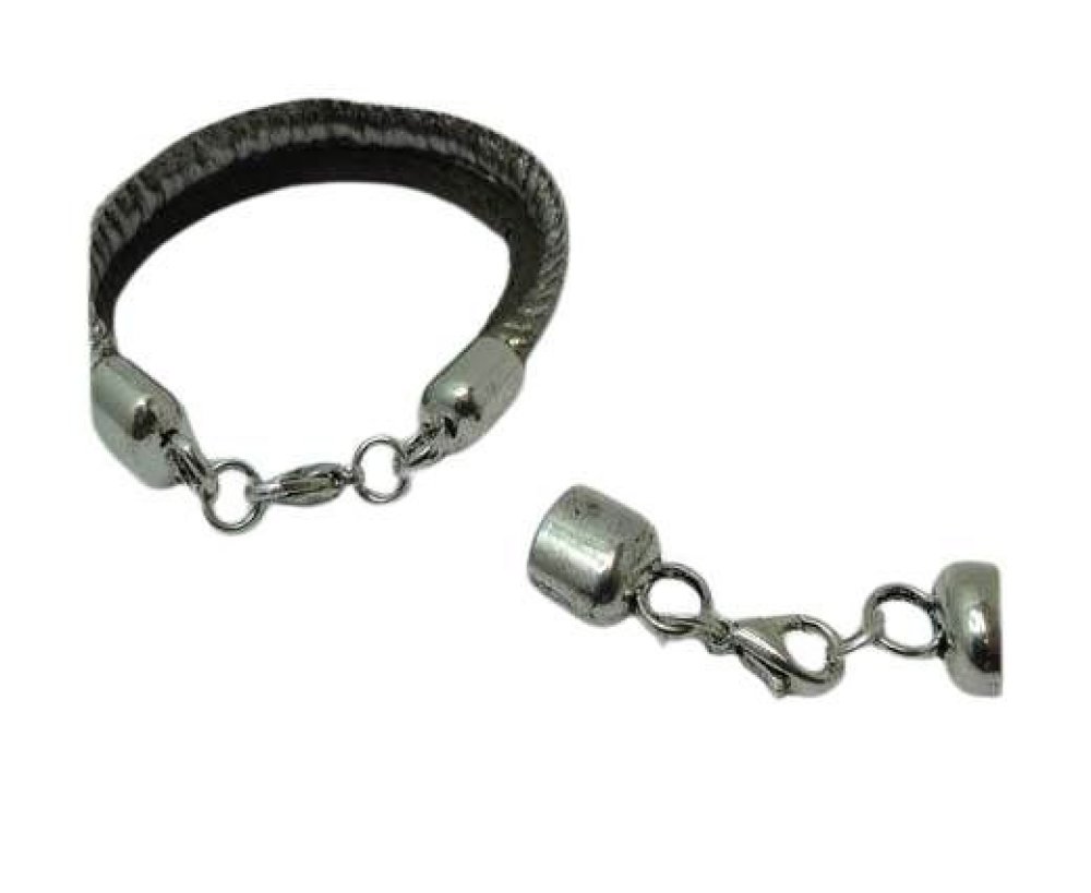 Zamak lobster claw claps-MGL354-10x6mm-Antique Silver