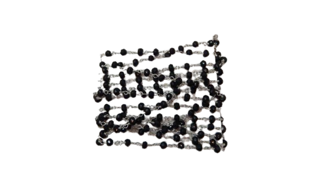 Gemstone Chains - Black Spinel