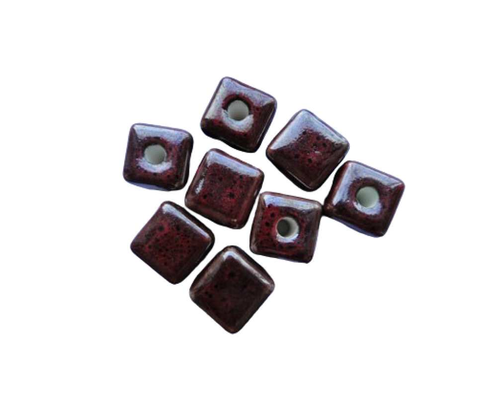 Cube-14mm-Maroon