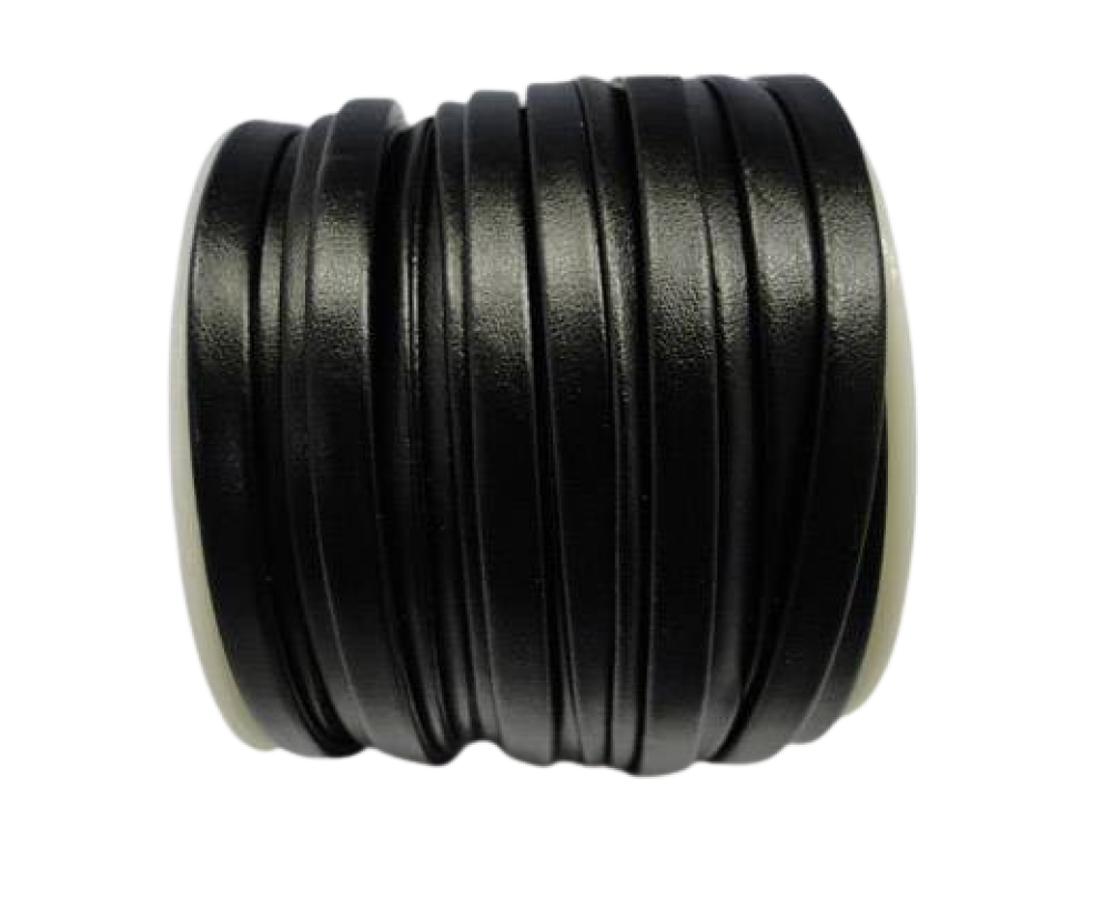 Nappa Flat PU -Black -5mm