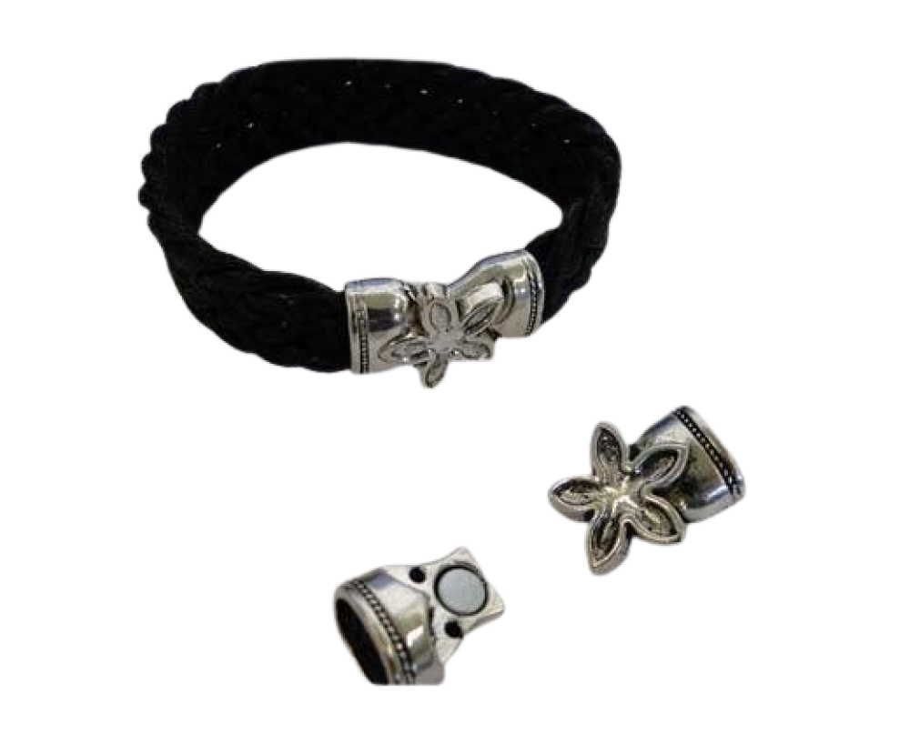 Zamak magnetic clasp: MGL-275 10*7mm (Antique Silver)