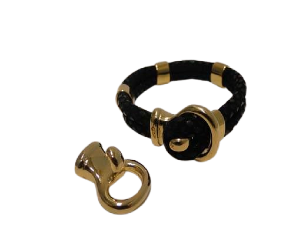 Stainless Steel Open Hook Clasp,Gold,MGST-183