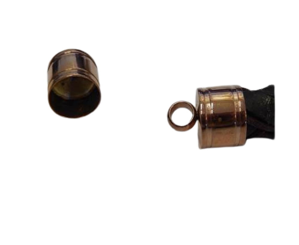 Stainless steel end cap: SSP 392 12mm (Rose Gold)