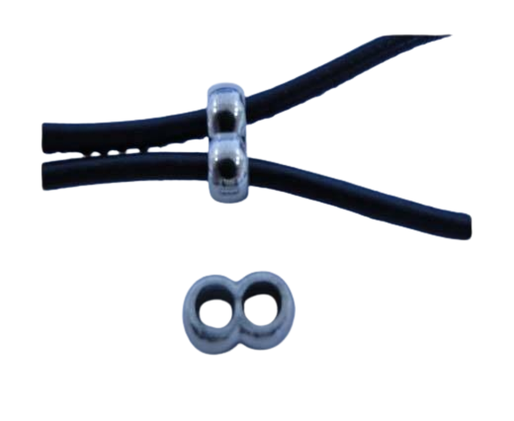 Stainless steel part for leather: SSP-232 3.6MM (Steel)