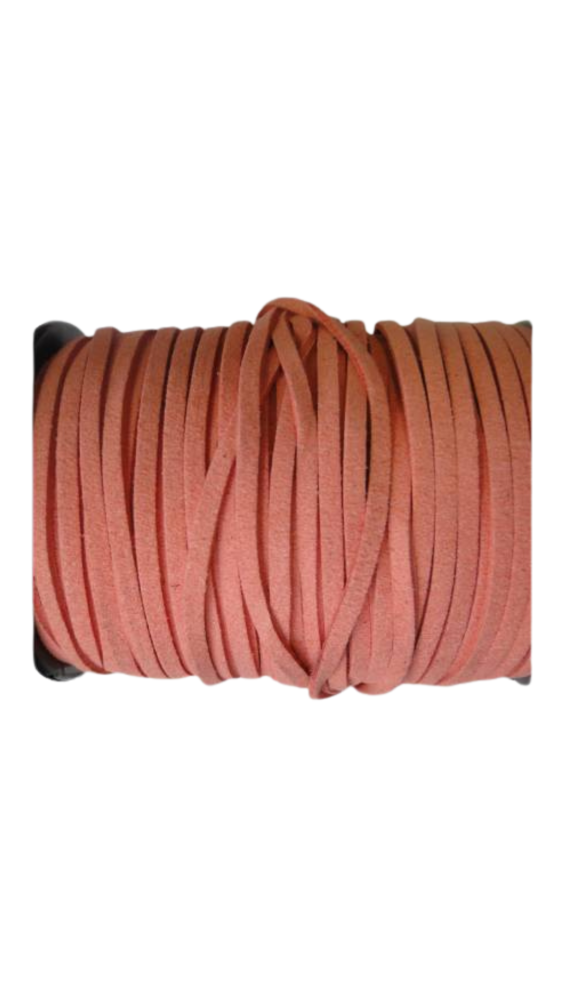 Faux Suede Cords-3mm-Dark Pink